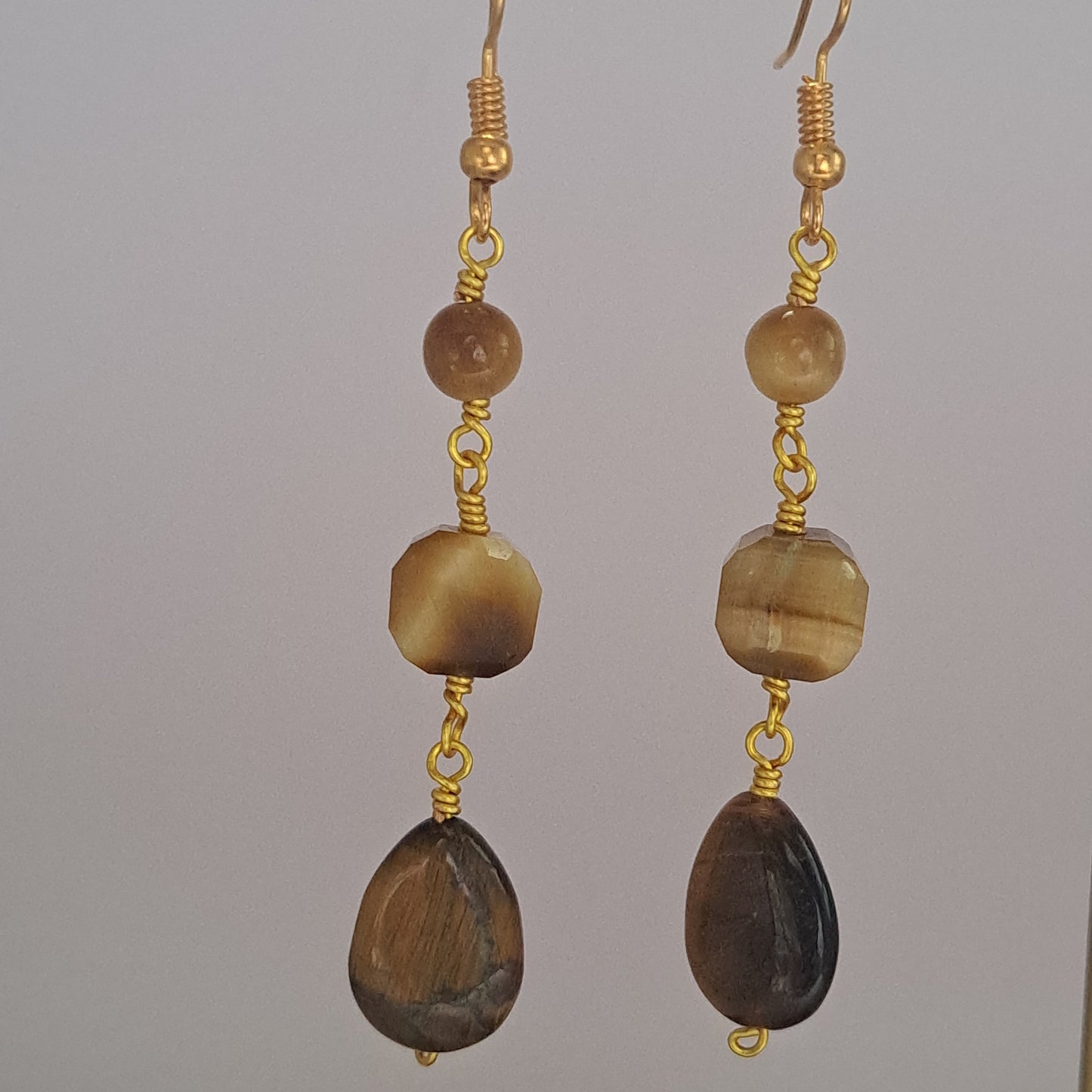 Tiger's Eye Earrings