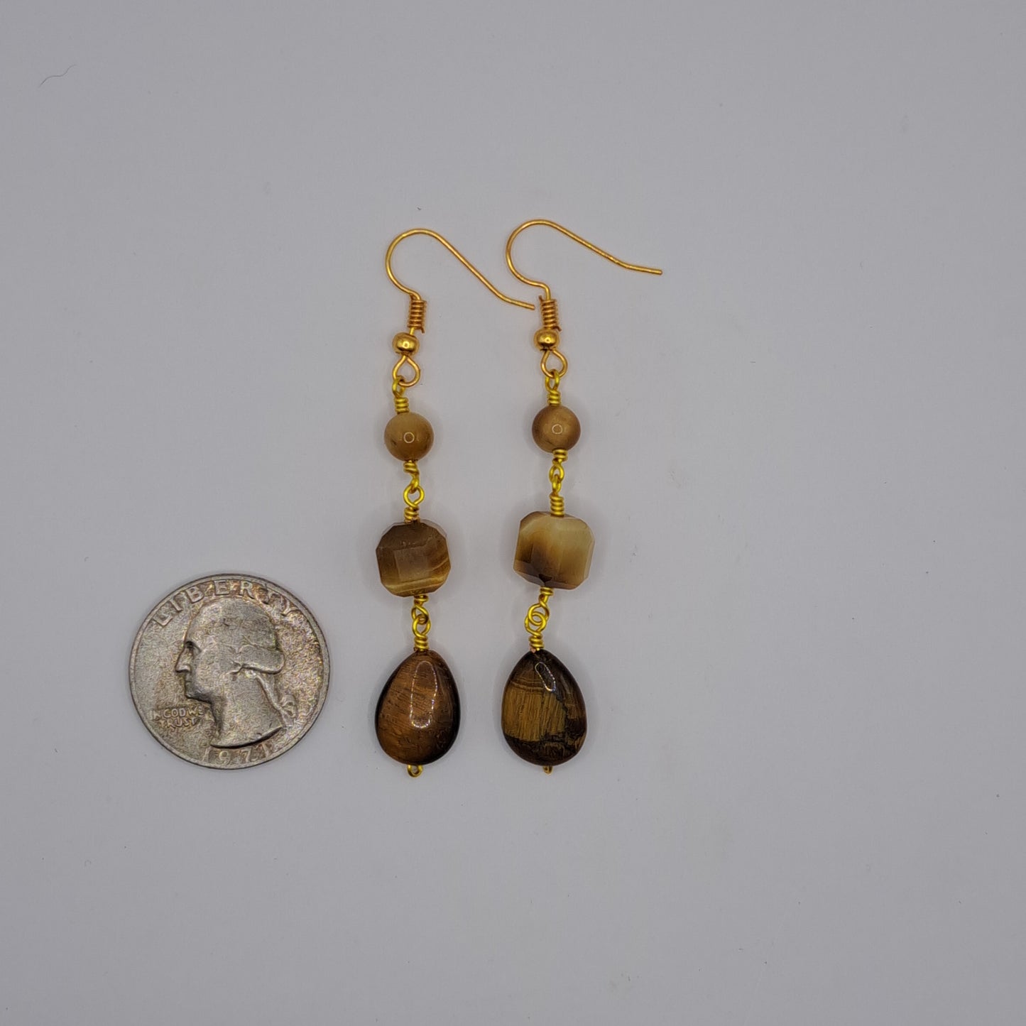 Tiger's Eye Earrings